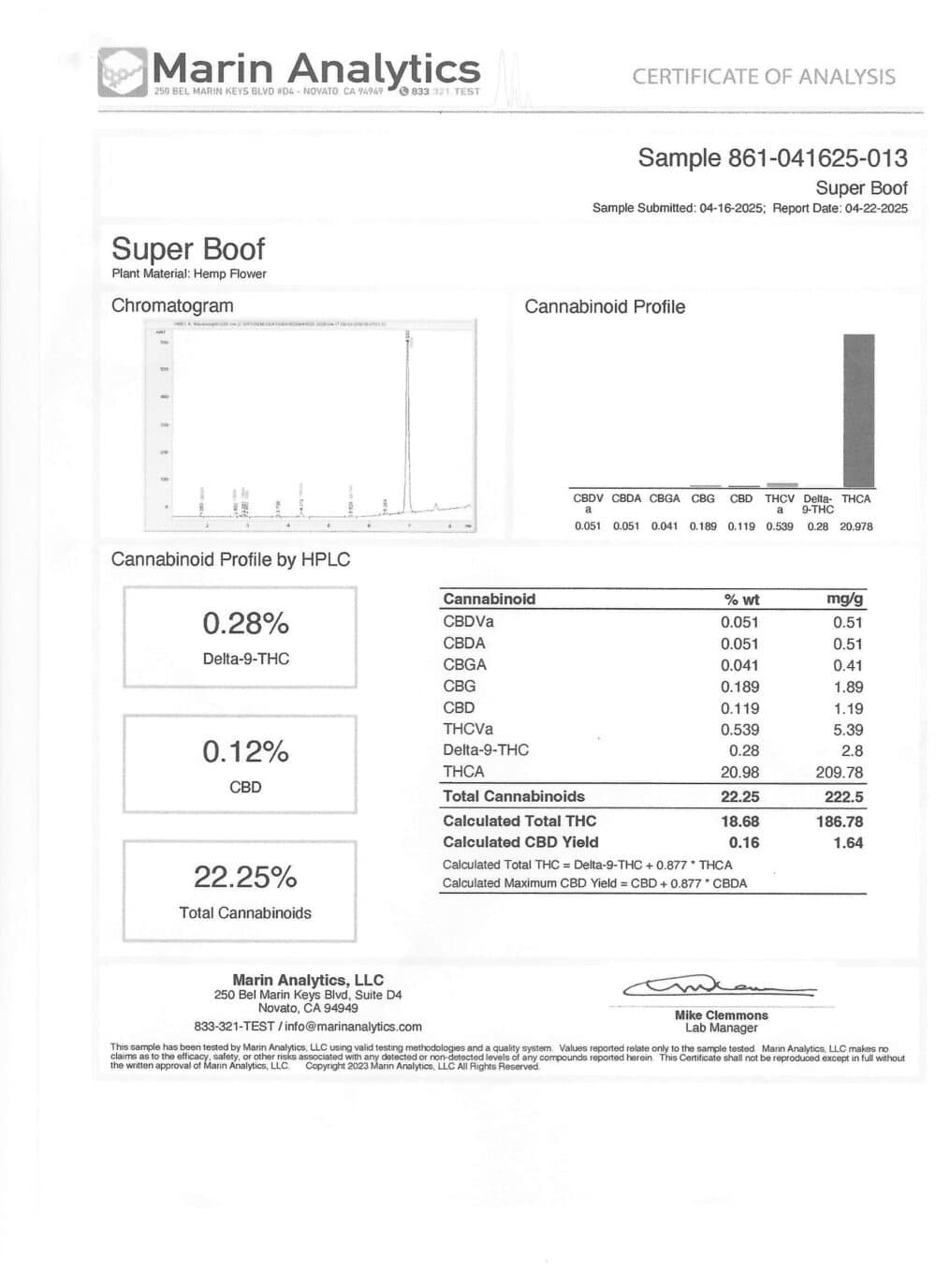 Super Boof - Organic Nutrients THCa (Hybrid - Sativa) - Image 2