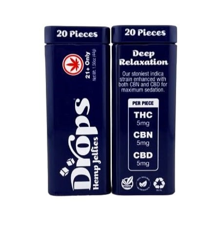 Drops - D9 Rosin Gummies - Deep Relaxation
