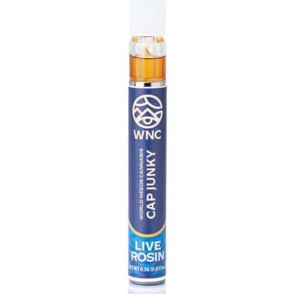 WNC - Live Rosin Disposable - .5g - Cap Junky (Hybrid-Sativa)