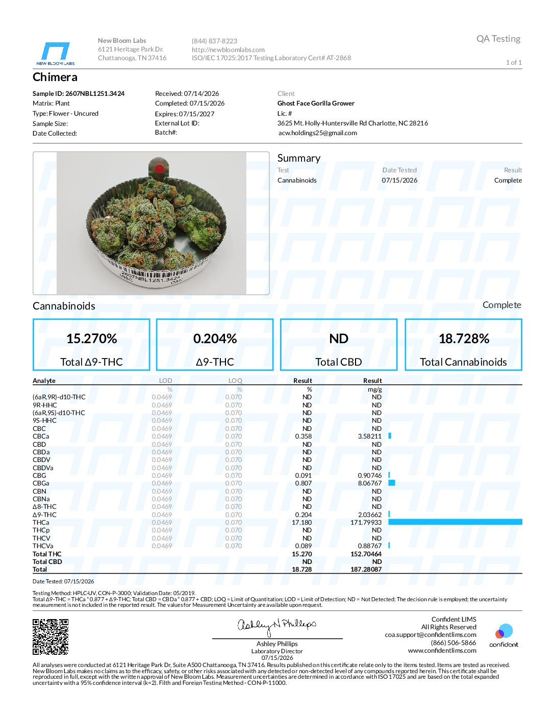 Chimera - Organic Nutrients THCa (Hybrid) - Image 2