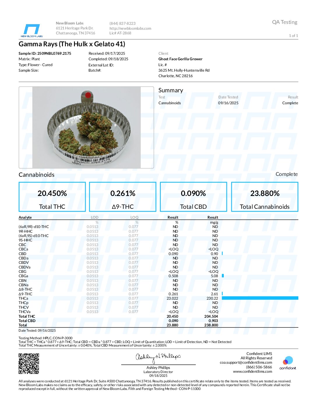 Gamma Rays - Organic Nutrients THCa (Hybrid-Sativa) - Image 2