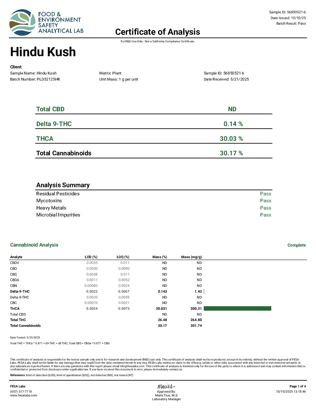 THCa 1oz Grab Bags - Hindu Kush (Indica) - Image 2